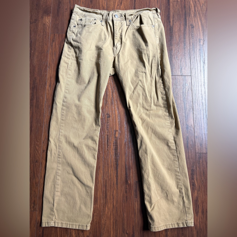 Men’s Levi’s 514 straight khaki pants - 32x30